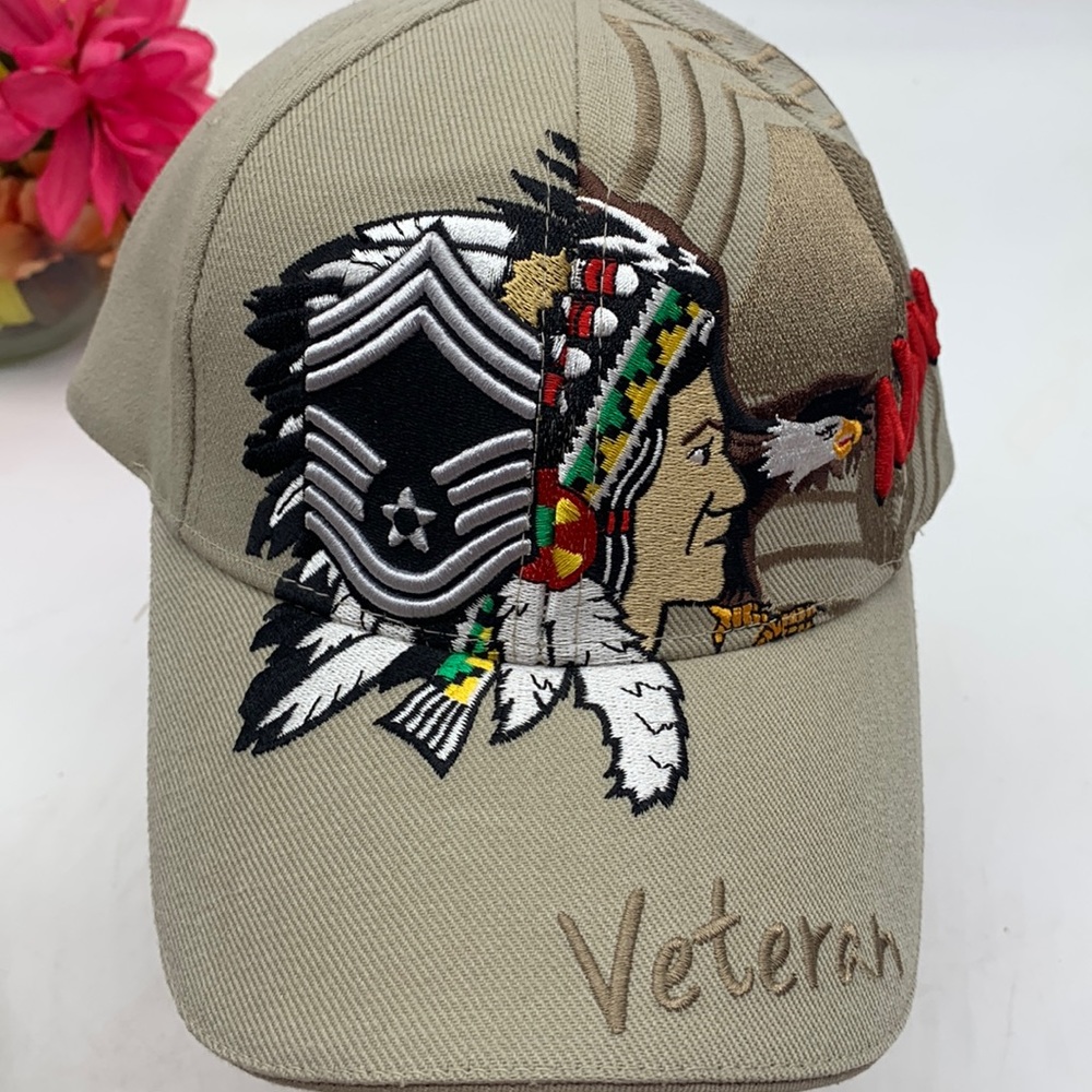 Native Pride Vetran Baseball Hat by West Best Headwear Adjustable HT4359C
